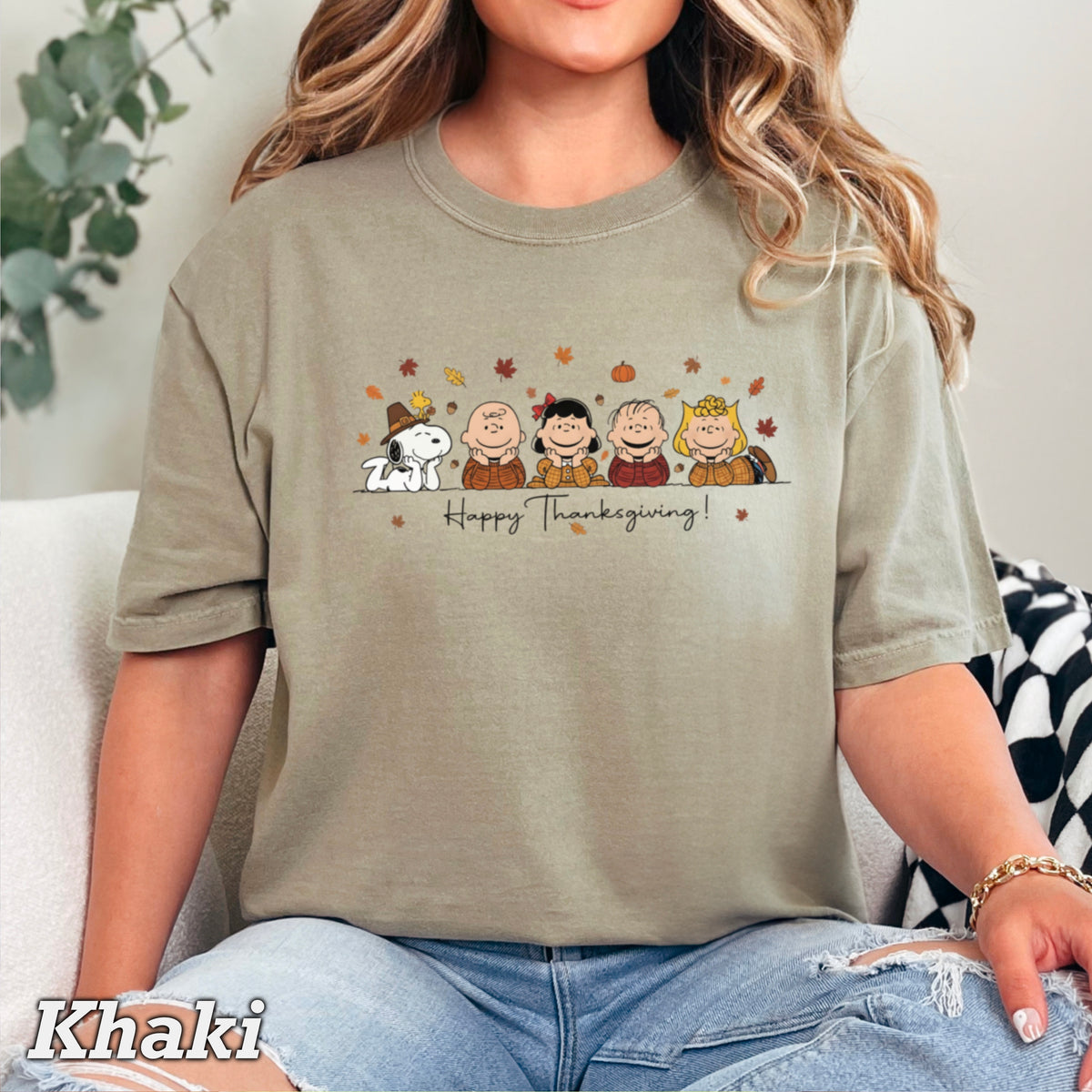 Happy Thanksgiving Comfort Color Graphic Tee