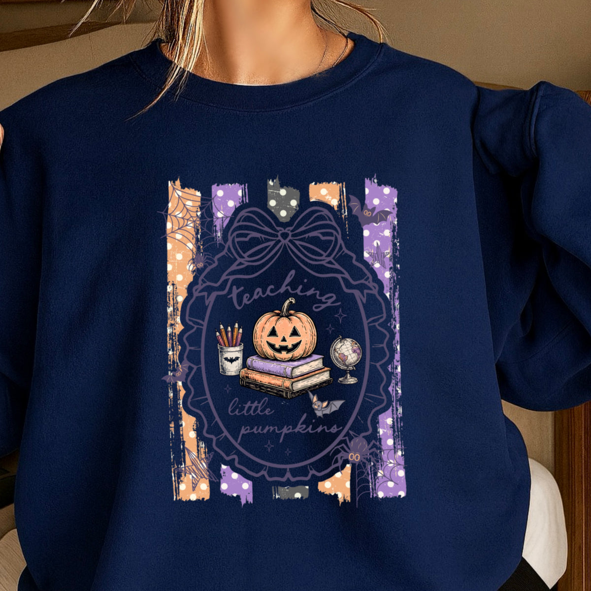 Teaching Little Pumpkins Halloween Sweatshirt