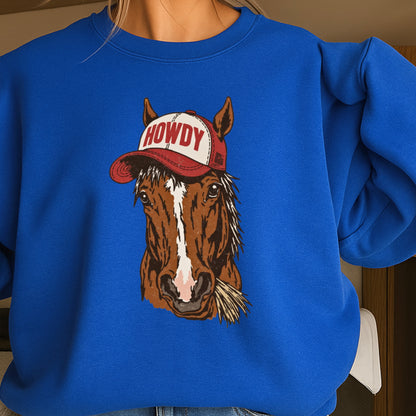 Howdy Horse Crewneck Sweatshirt