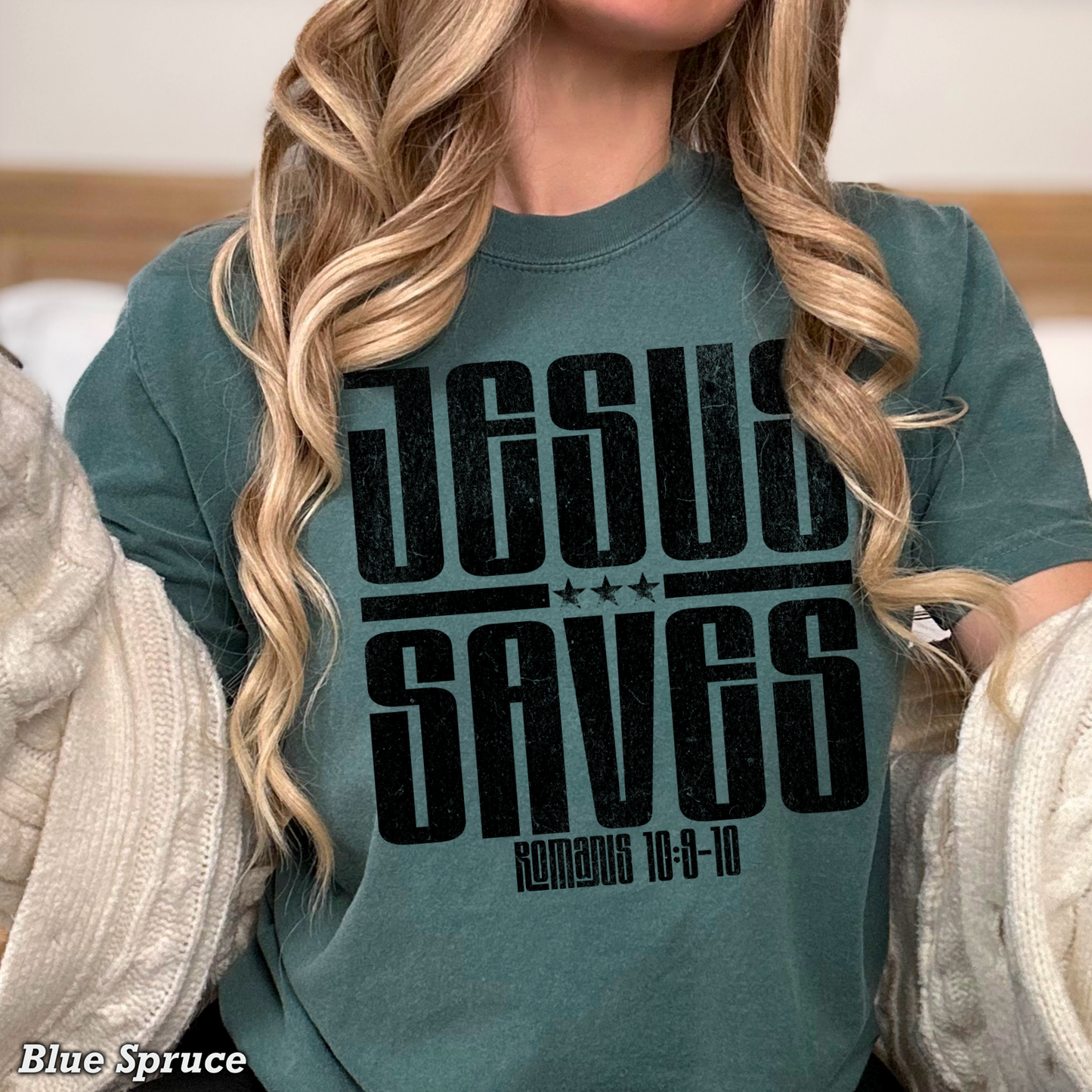 Jesus Saves Comfort Color Graphic Tee