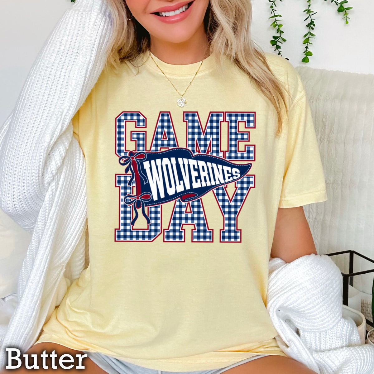 Wolverines Comfort Color Graphic Tee