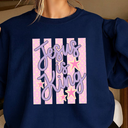 Jesus Is King Crewneck Sweatshirt