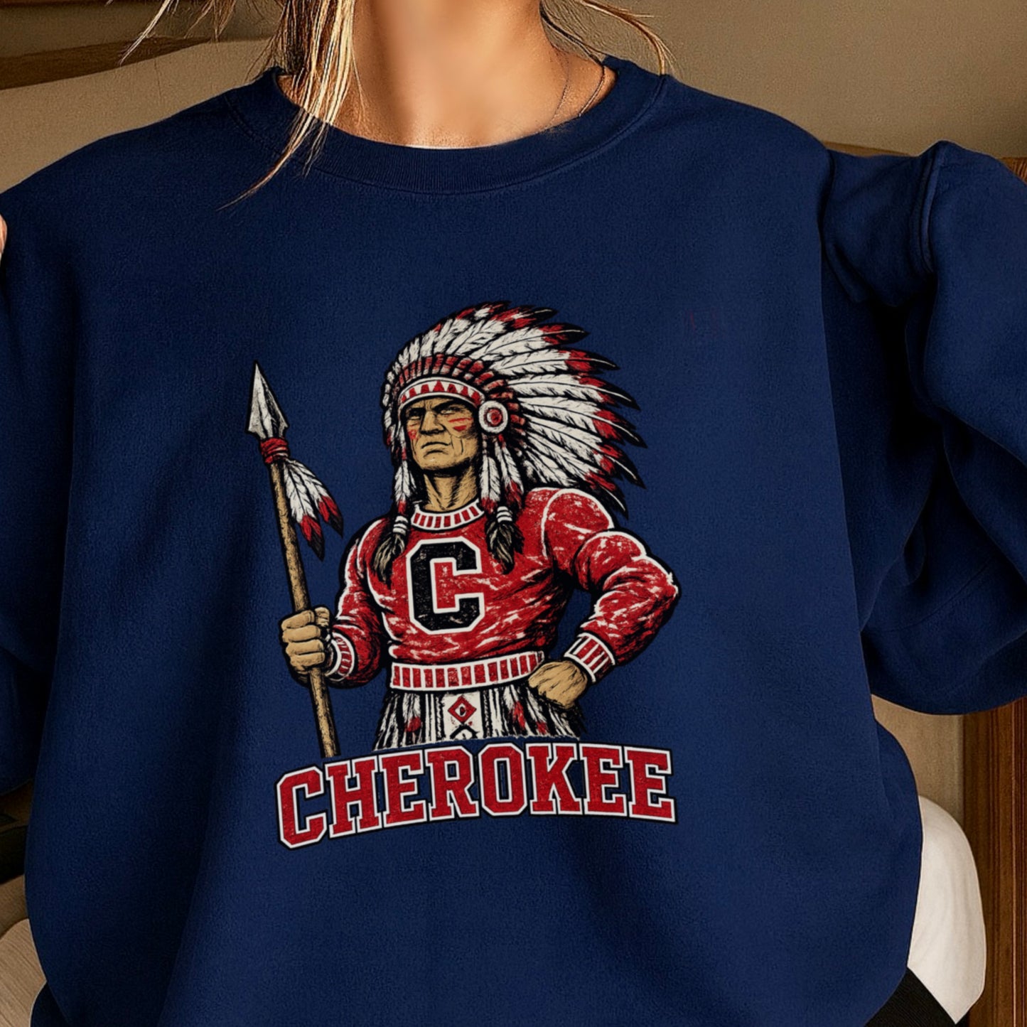 Cherokee Warriors Crewneck Sweatshirt