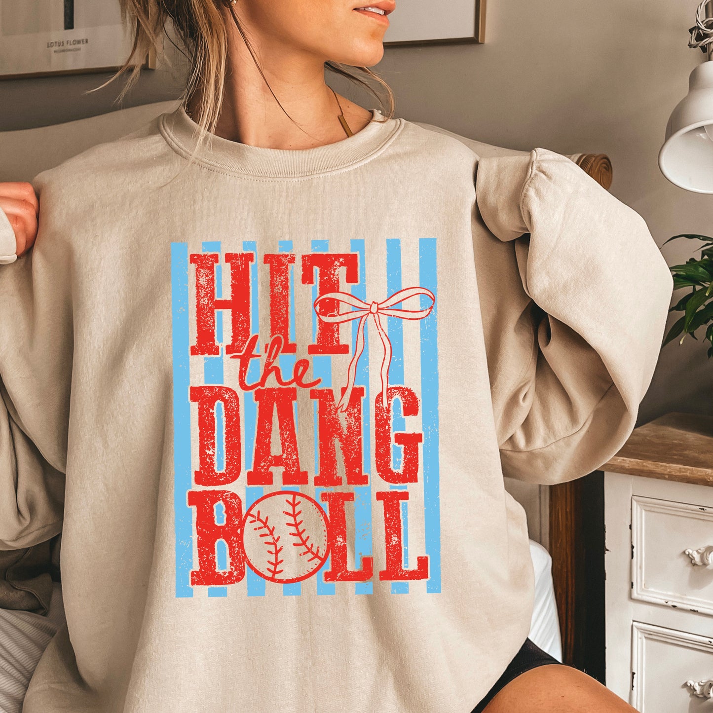 Hit The Dang Ball Crewneck Sweatshirt