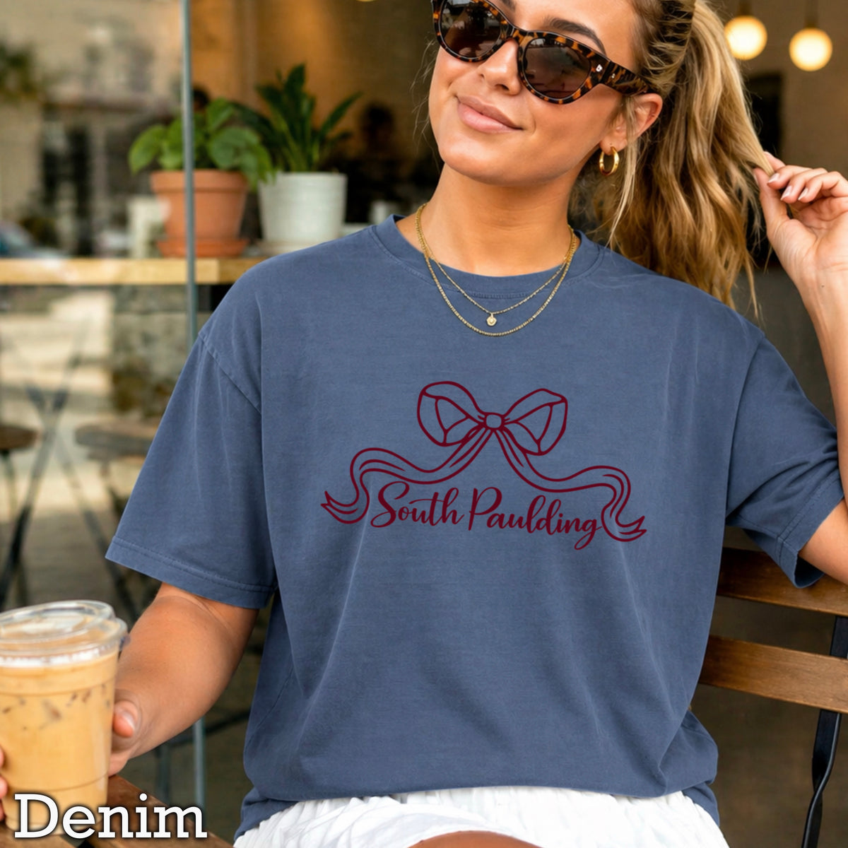 Spartans Coquette Bow Comfort Color Graphic Tee