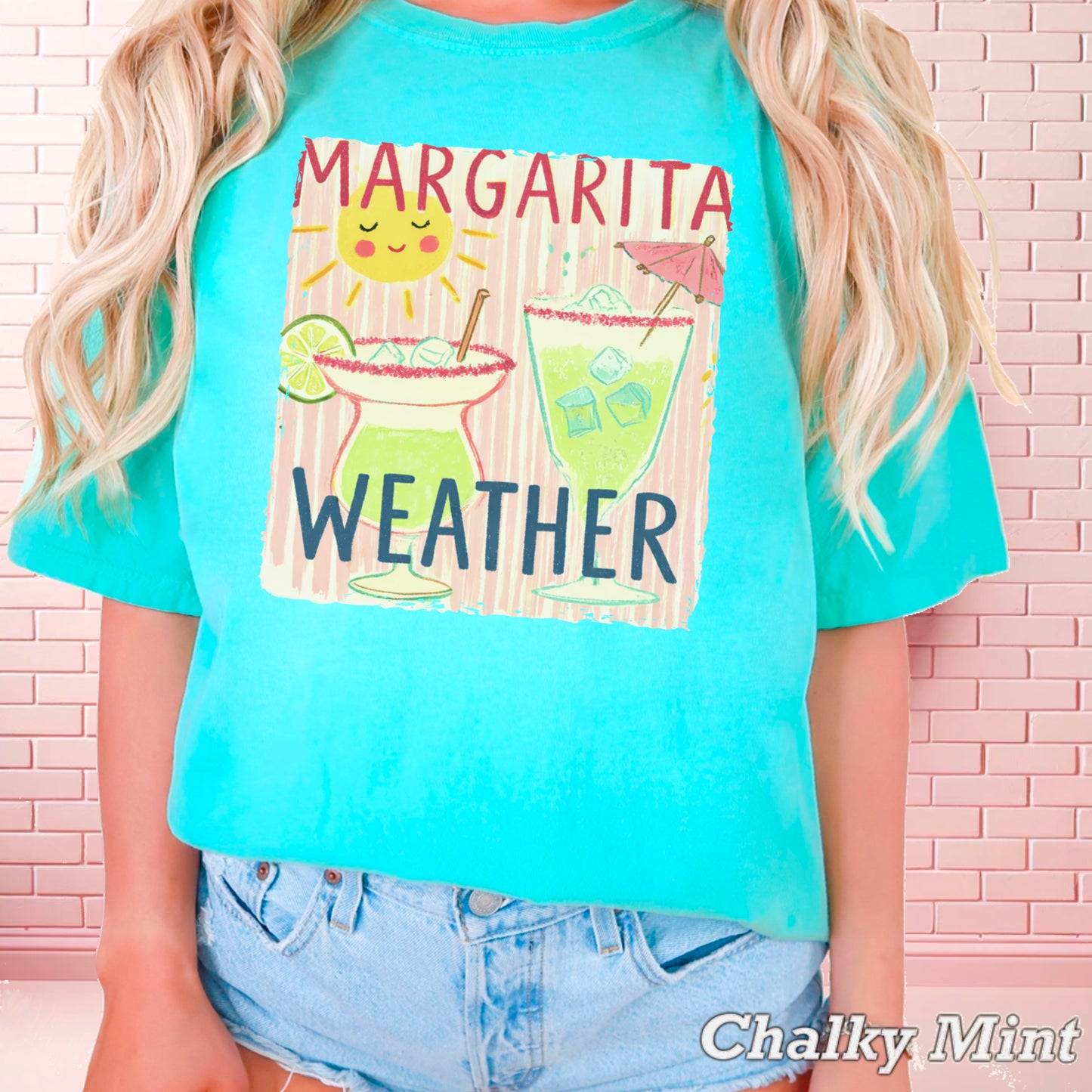 Margarita Weather Comfort Color Graphic Tee