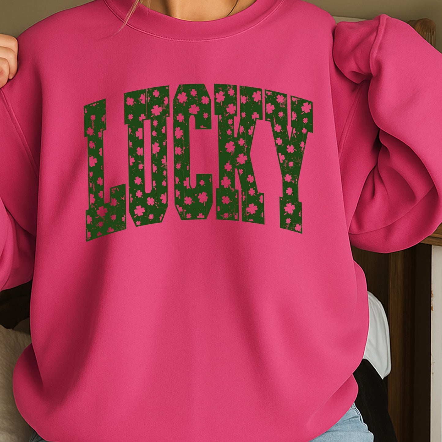 Lucky St. Patrick’s Day Crewneck Sweatshirt