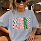 Merry Christmas Comfort Color Graphic Tee