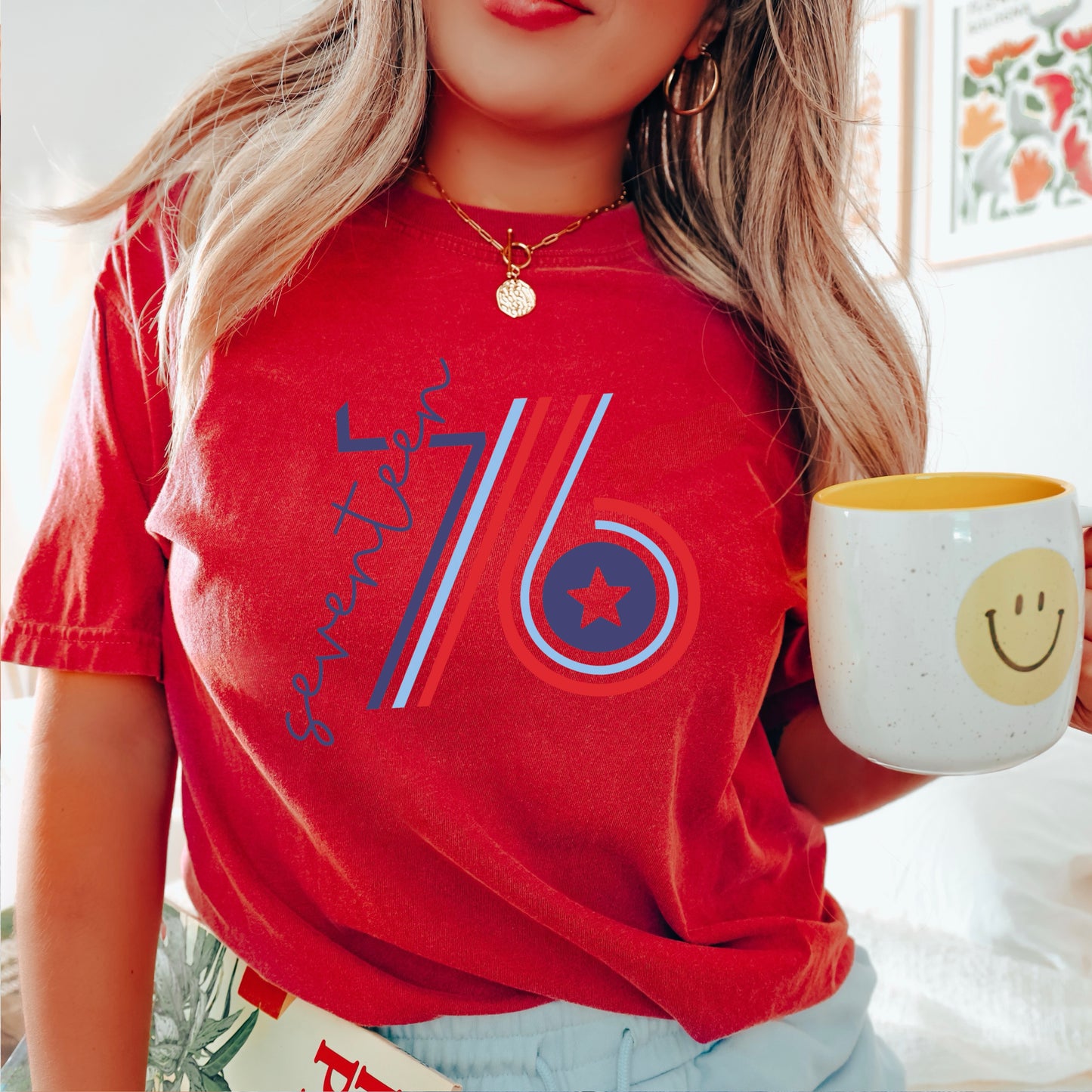Retro 1776 Comfort Color Graphic Tee