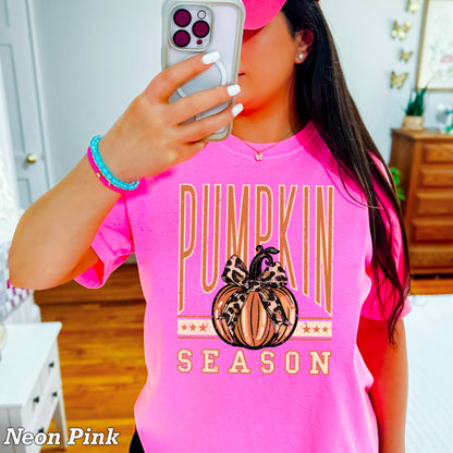 Pumpkin Season Comfort Color Graphic Tee