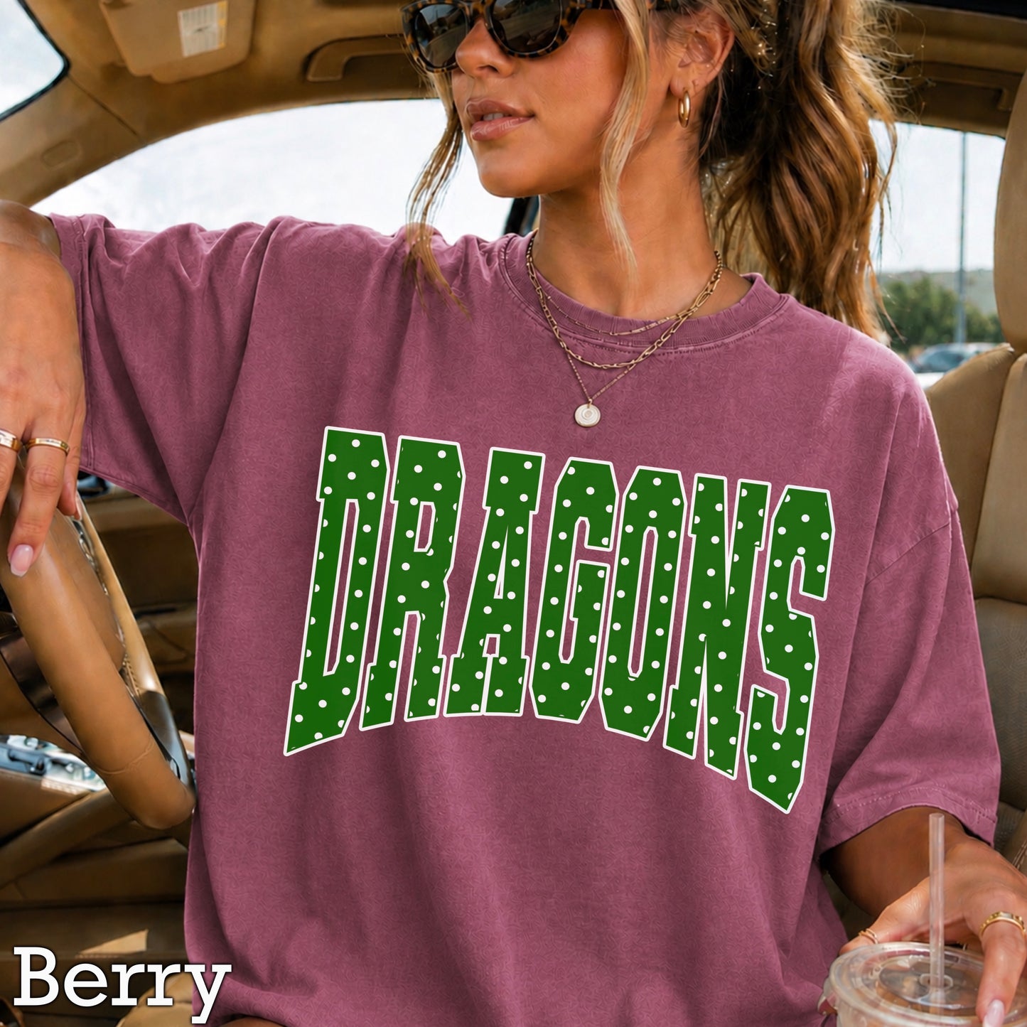 Dragons Comfort Color Graphic Tee