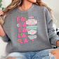 Fa La La Graphic Crewneck Sweatshirt