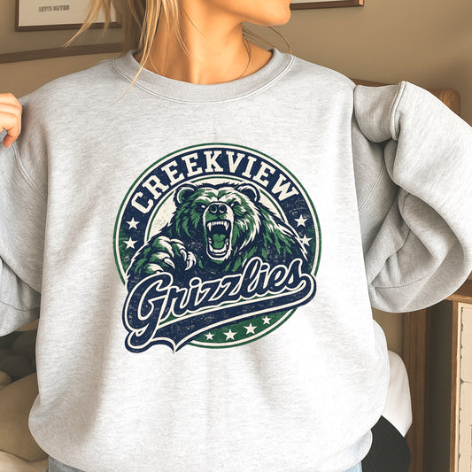 Creekview Grizzlies Crewneck Sweatshirt