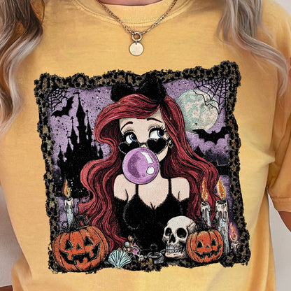 Halloween Princess Halloween Comfort Color Graphic Tee