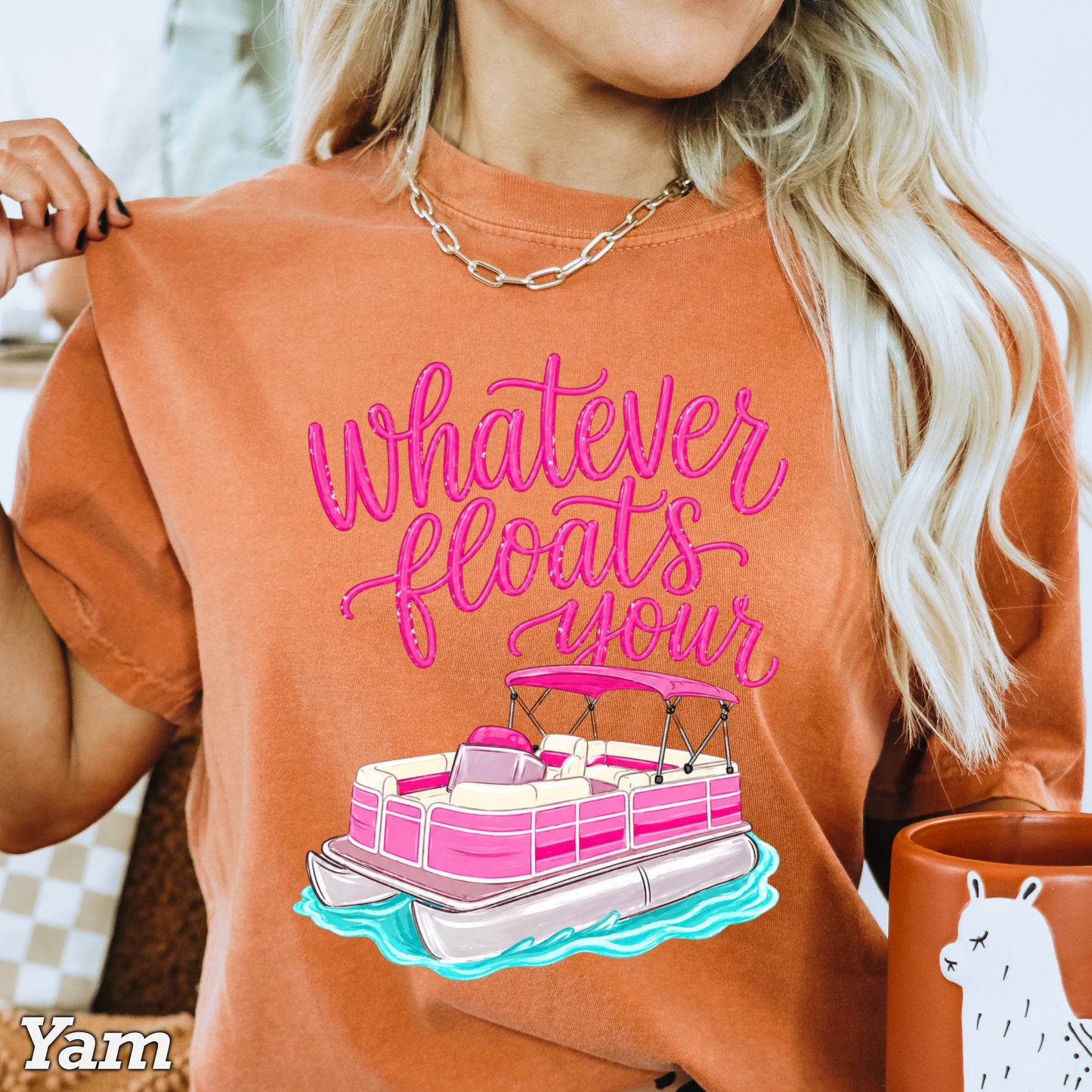 Whatever Floats Your Boat Comfort Color Graphic Tee