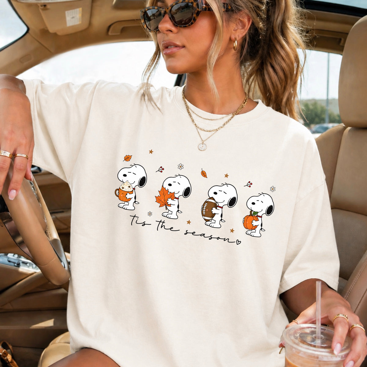 Tis The Season Fall Comfort Color Graphic Tee
