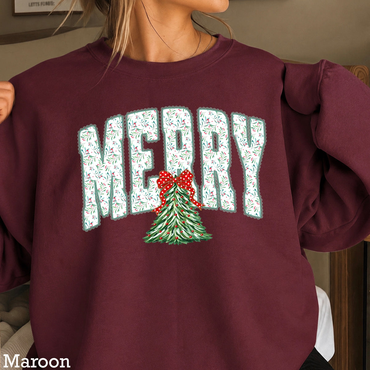Merry Christmas Crewneck Sweatshirt