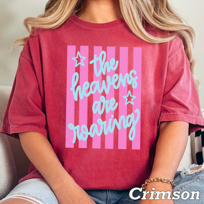 The Heavens Are Roaring Comfort Color Graphic Tee