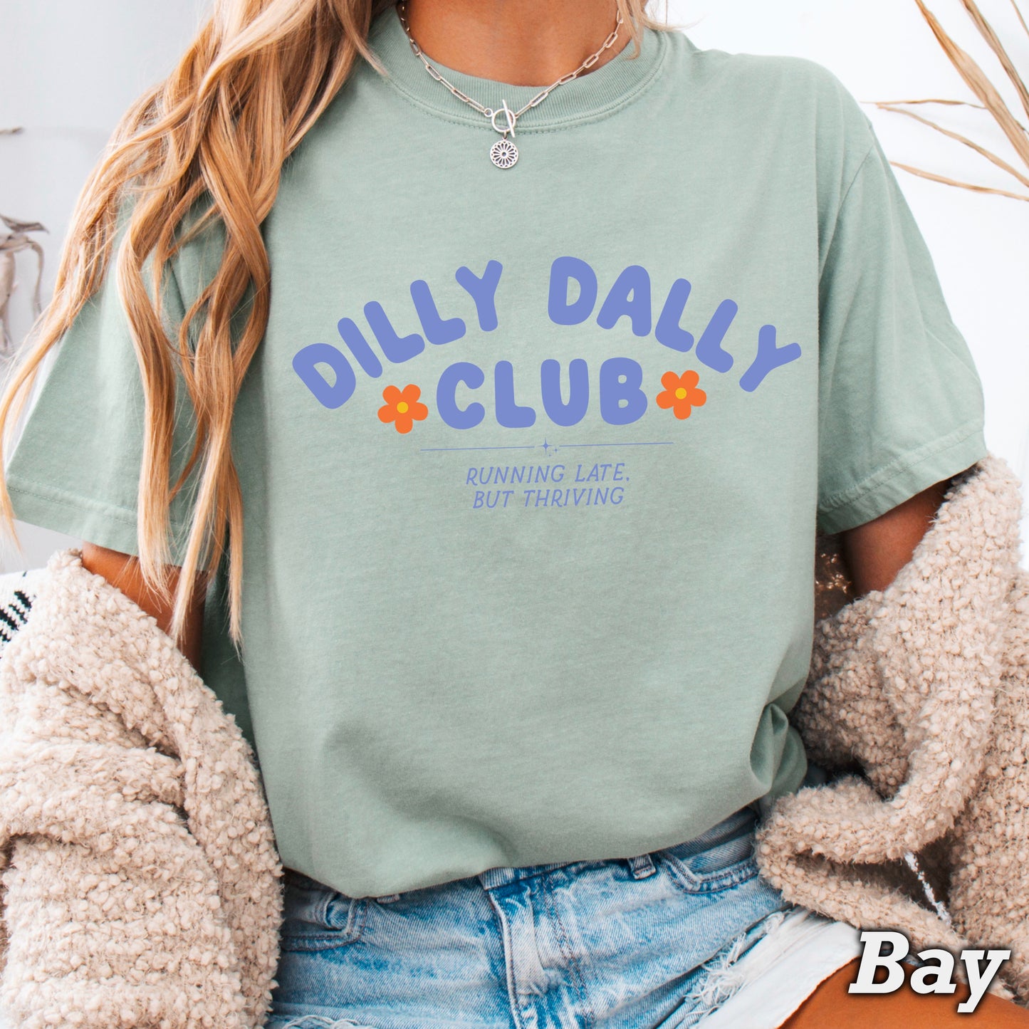 Dilly Dally Club Comfort Color Graphic Tee