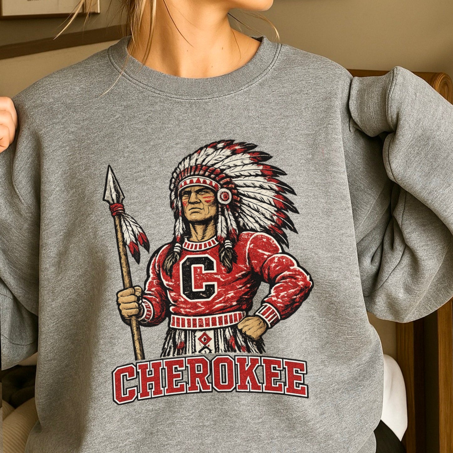 Cherokee Warriors Crewneck Sweatshirt