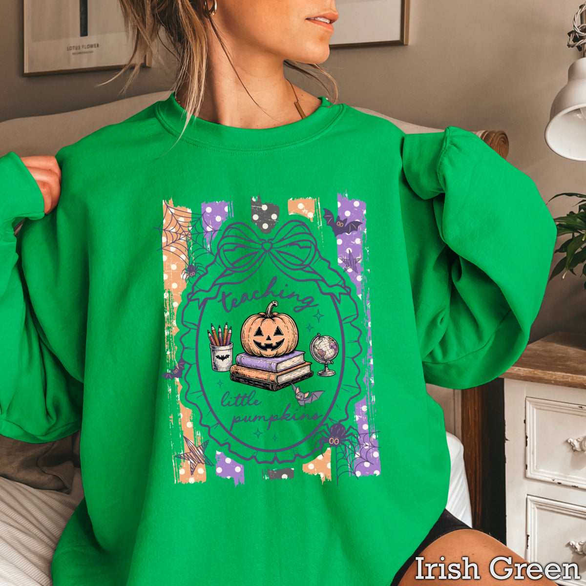 Teaching Little Pumpkins Halloween Sweatshirt