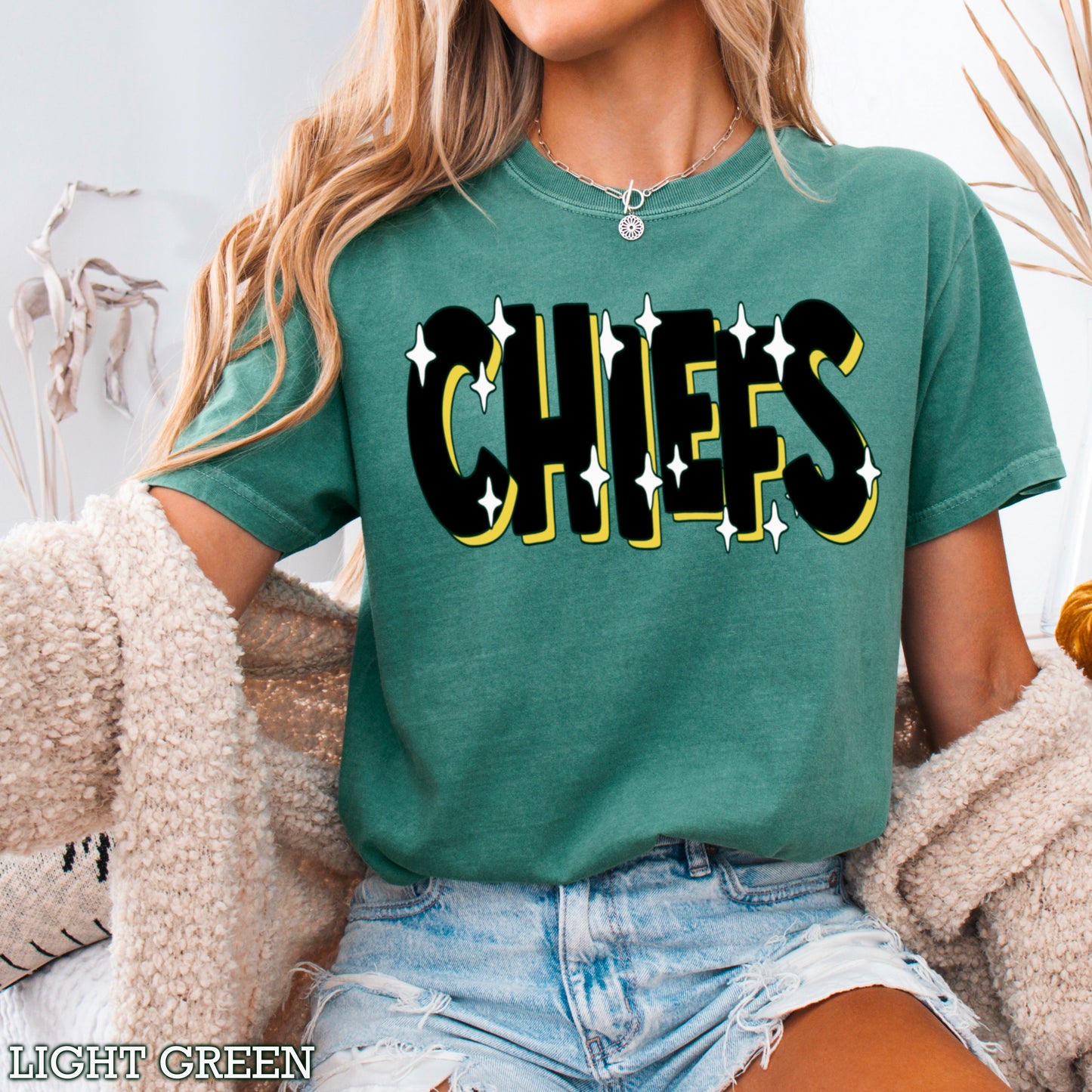 Chiefs  Comfort Color Graphic Tee
