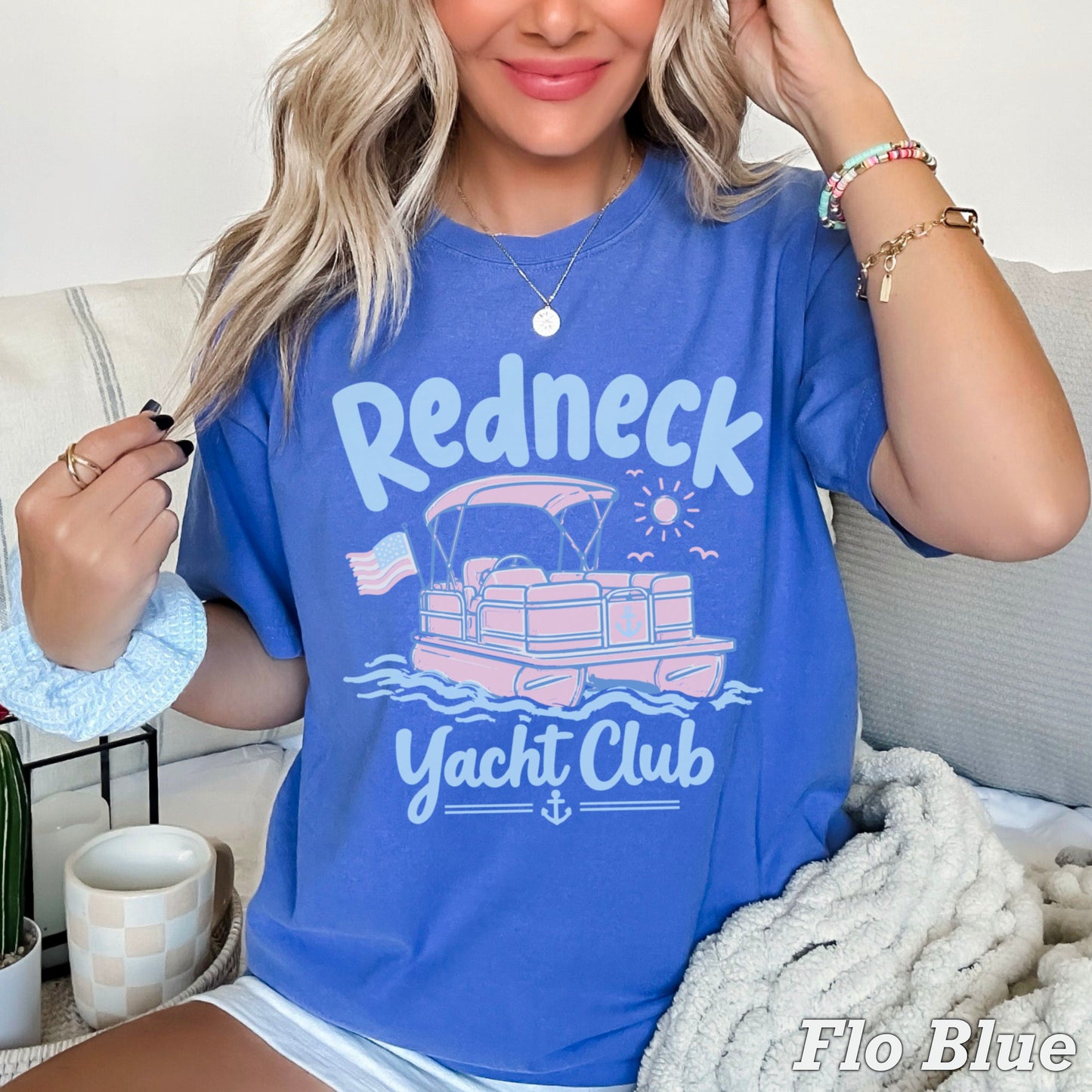 Redneck Yacht Club Comfort Color Graphic Tee