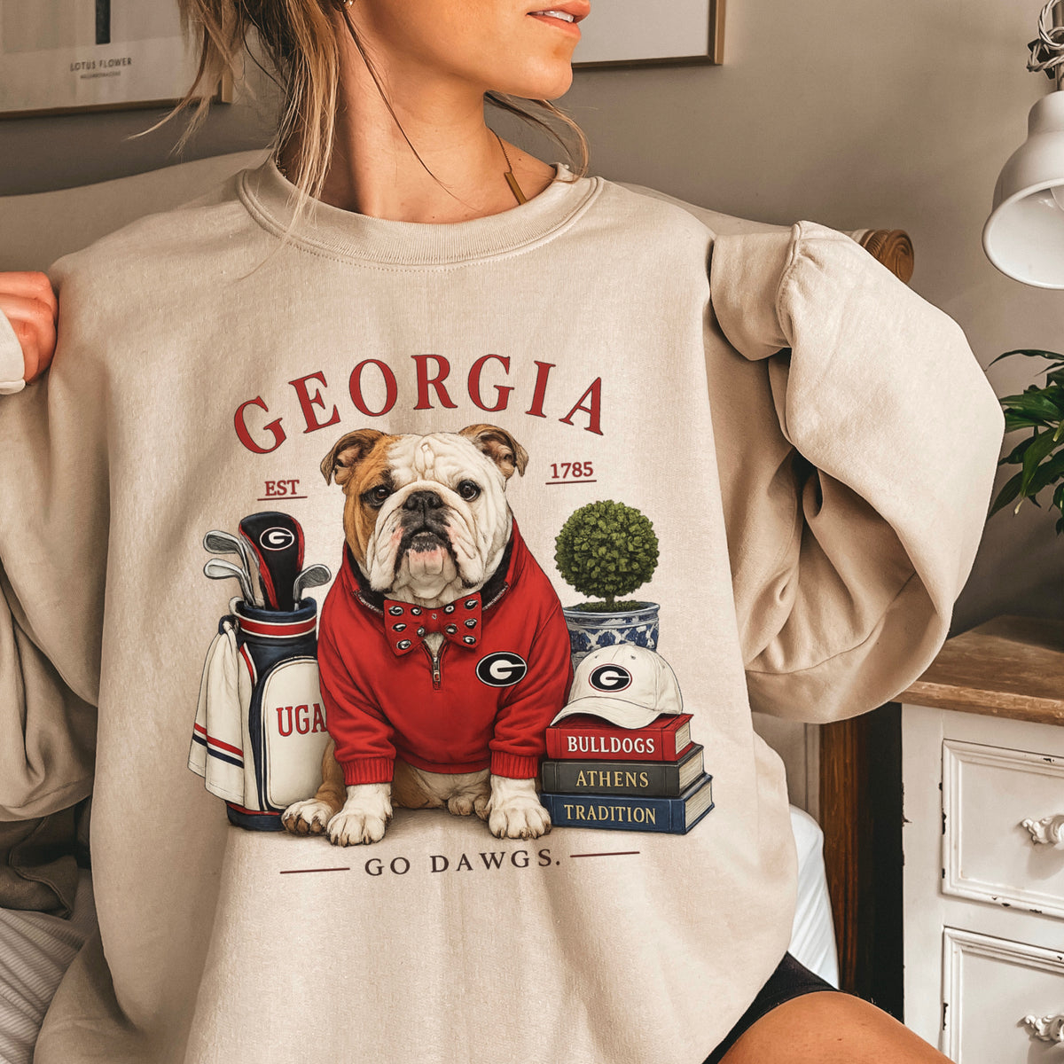 Red & Black Traditions Crewneck Sweatshirt
