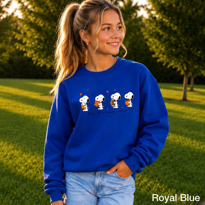 Tis The Season Fall Youth Crewneck Sweatshirt