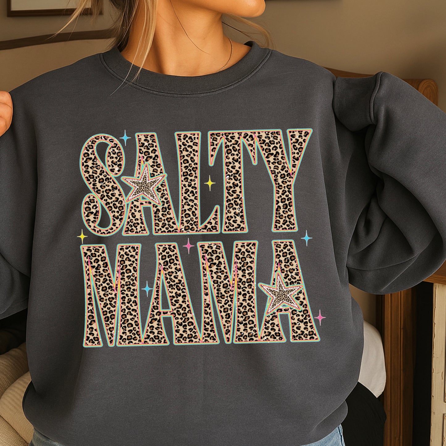 Salty Mama Crewneck Sweatshirt