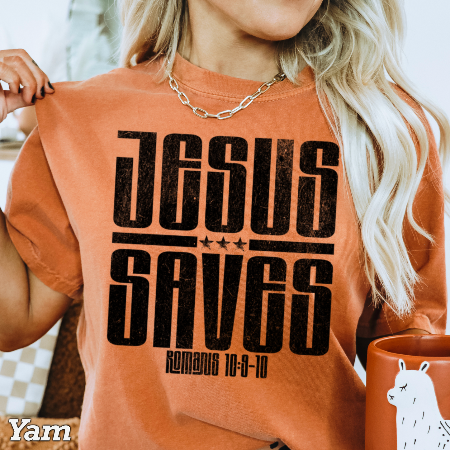 Jesus Saves Comfort Color Graphic Tee