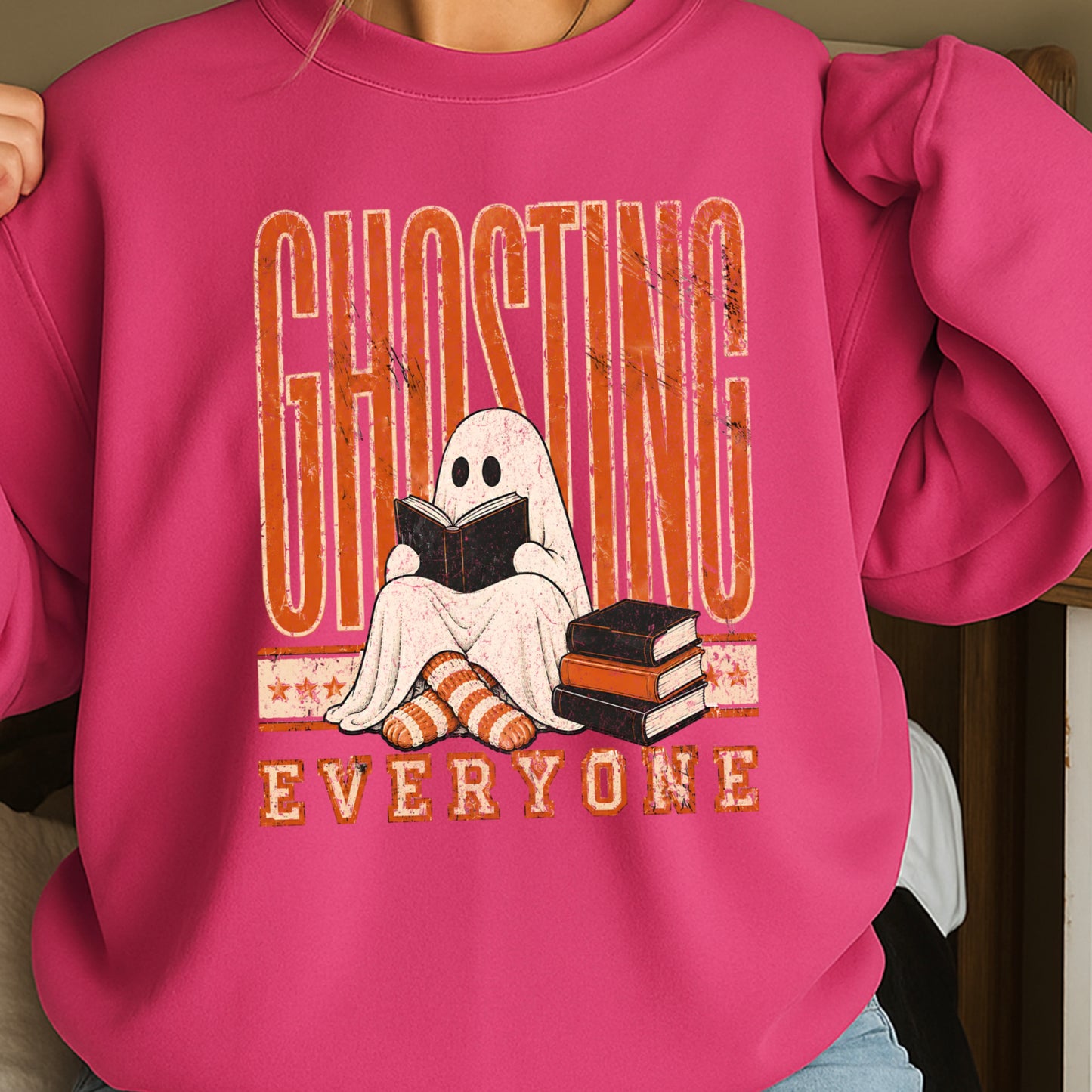 Ghosting Everyone Halloween Sweatshirt
