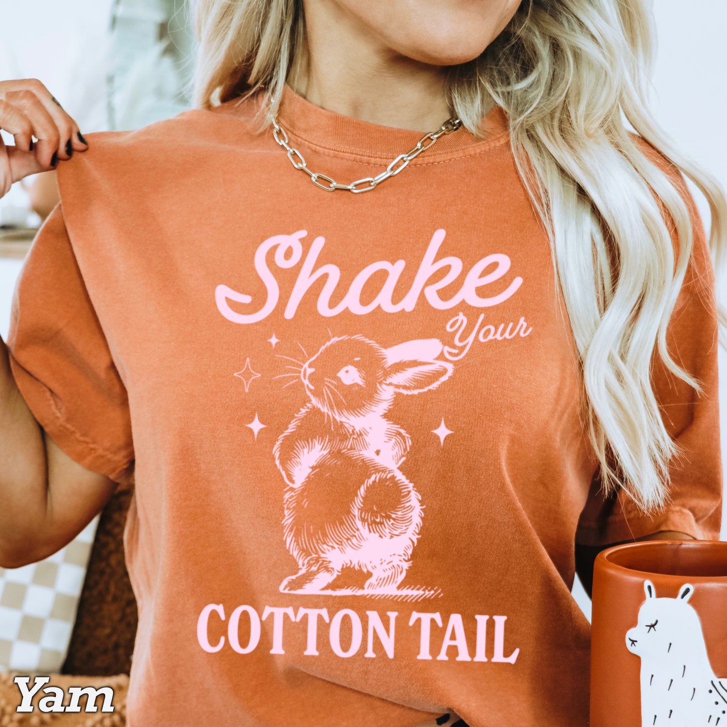 Shake Your Cotton Tail Easter Comfort Color Graphic Tee