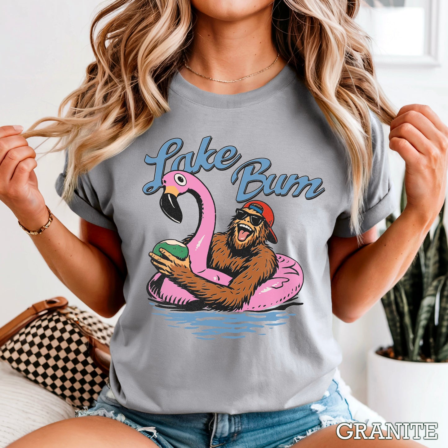 Lake Bum Comfort Color Graphic Tee