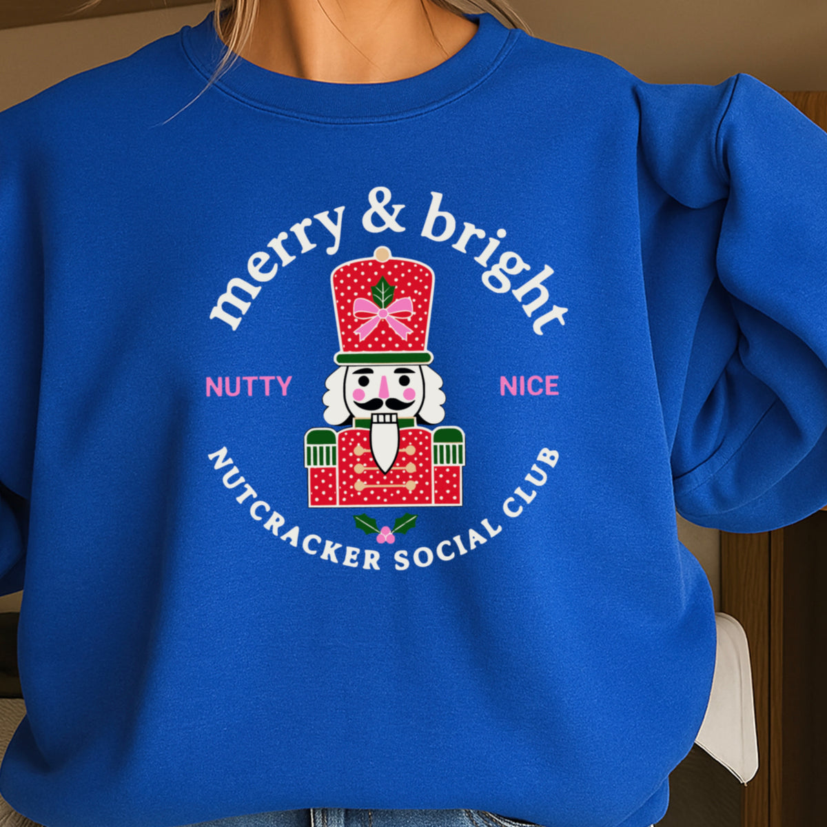 Nutcracker Social Club Christmas Crewneck Sweatshirt