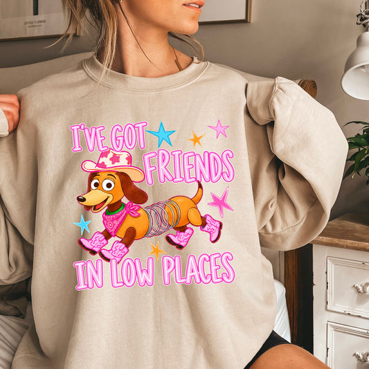 I’ve Got Friends In Low Places Toy Crewneck Sweatshirt