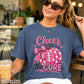Cheer For The Cure Comfort Color Graphic Tee
