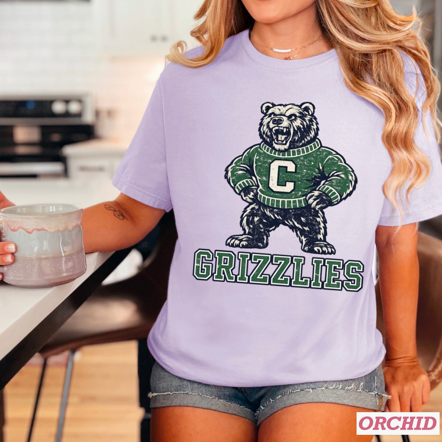 Grizzlies Comfort Color Graphic Tee