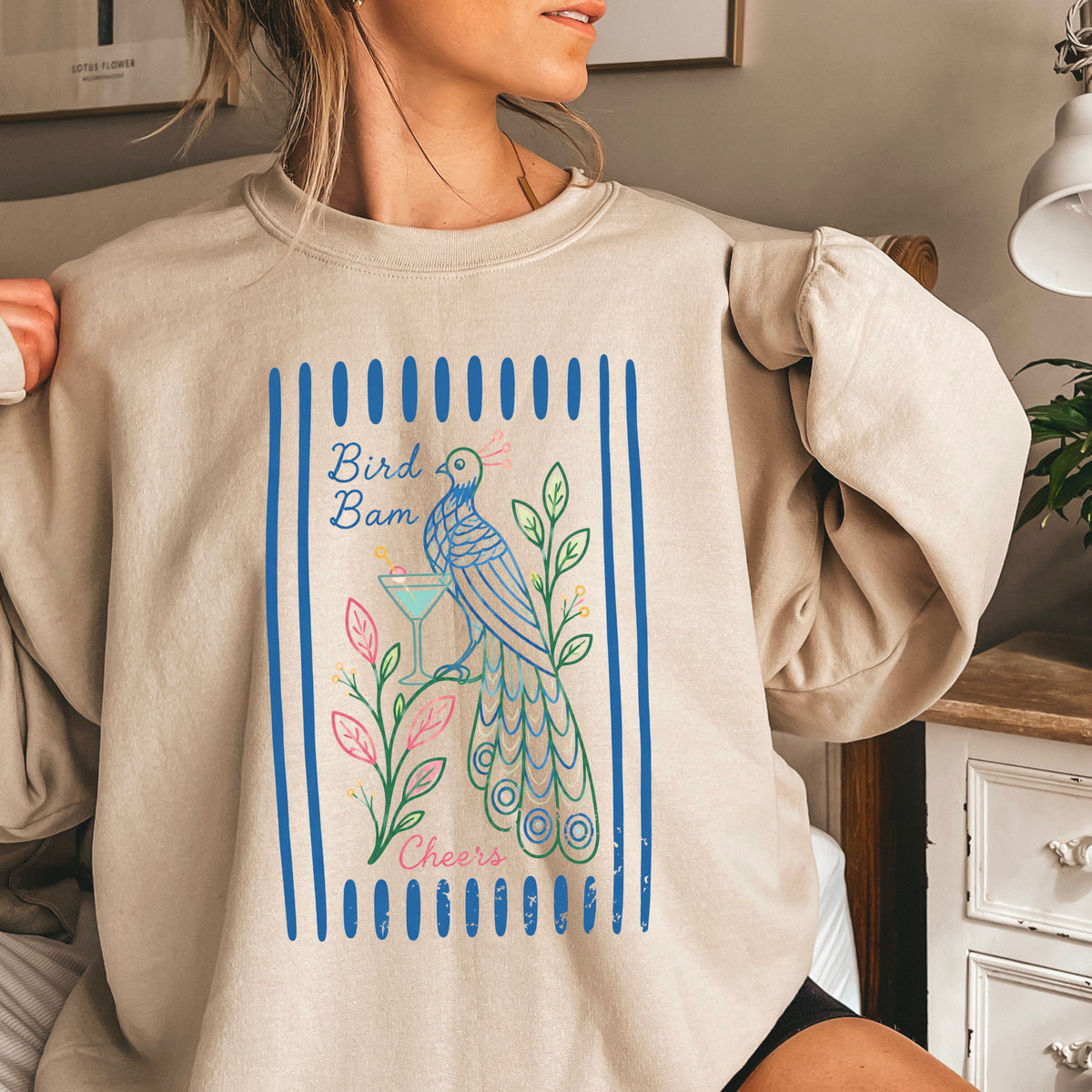 Mahjong Bam Bird Sweatshirt