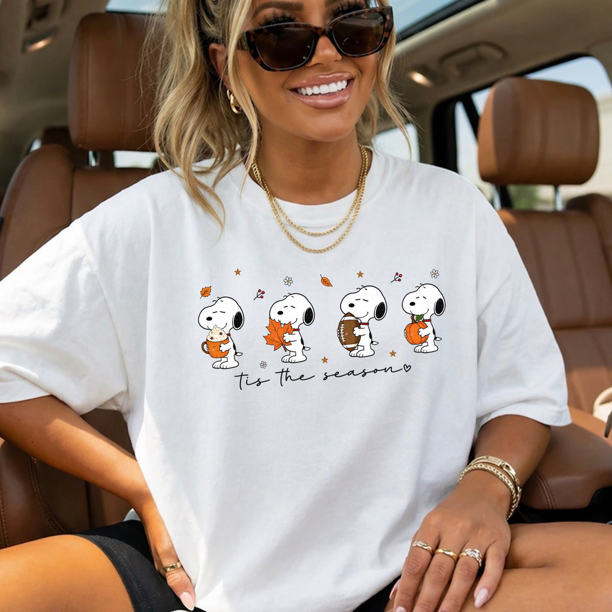Tis The Season Fall Comfort Color Graphic Tee
