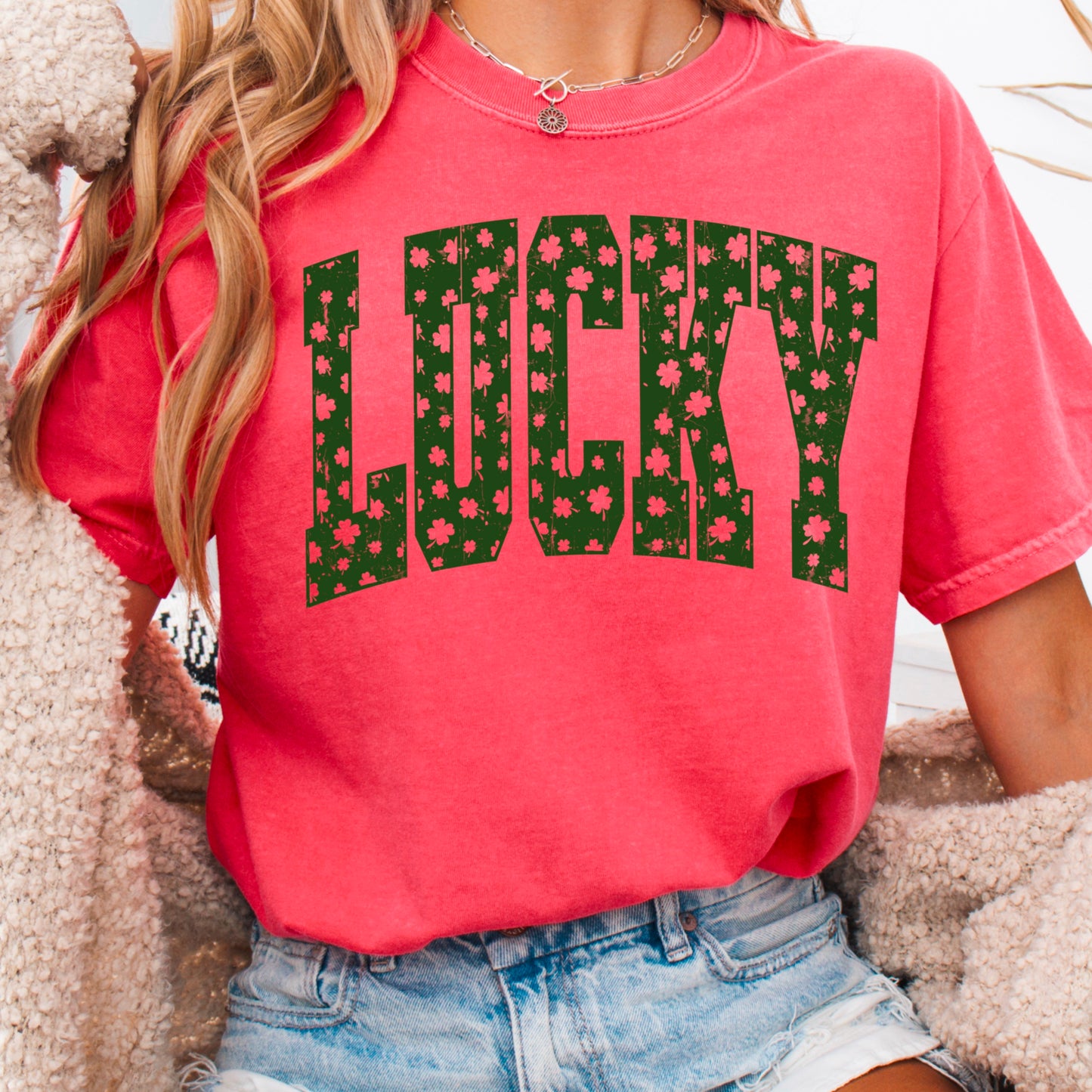 Lucky St. Patrick’s Day Comfort Color Graphic Tee