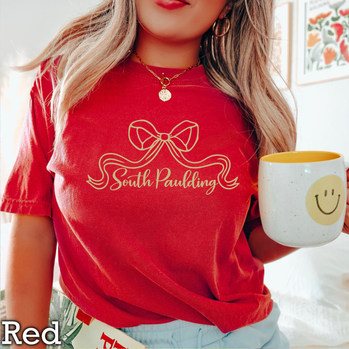 Spartans Coquette Bow Comfort Color Graphic Tee
