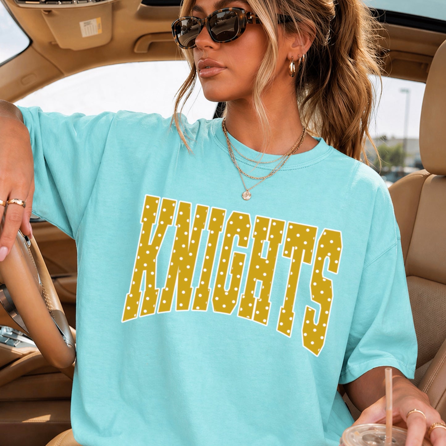 Knights Comfort Color Graphic Tee