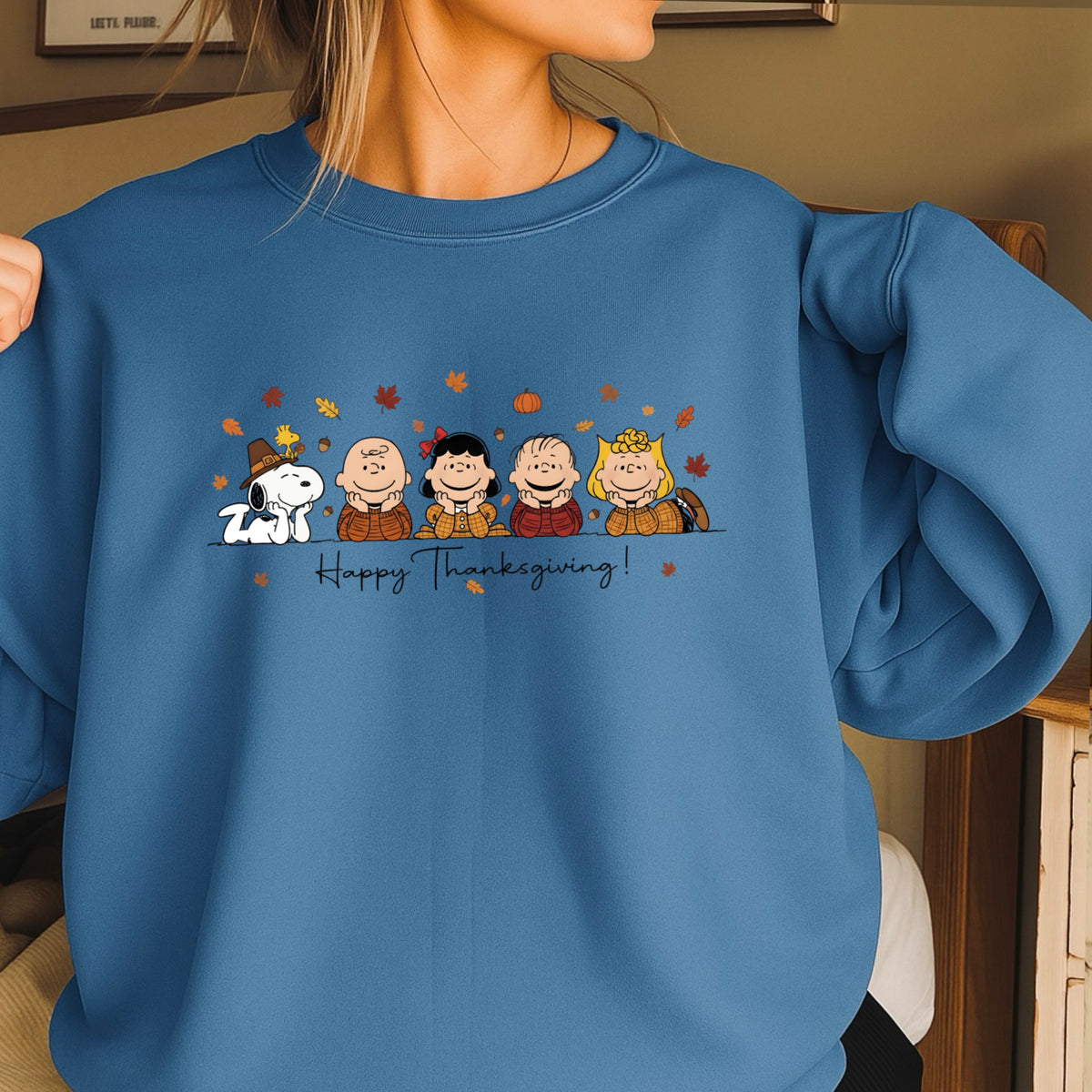 Happy Thanksgiving Crewneck Sweatshirt