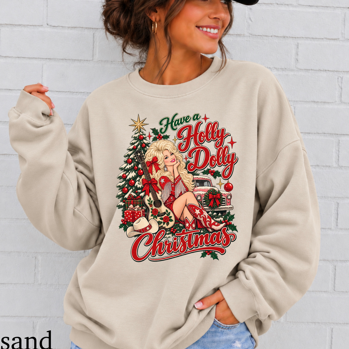 Have A Holly Christmas Crewneck Sweatshirt