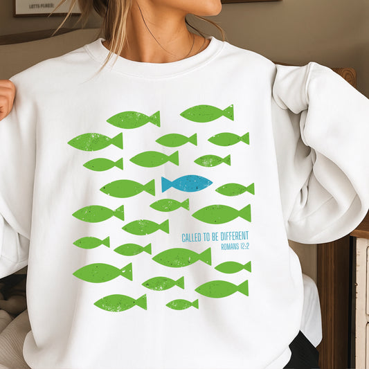 Called To Be Different Christian Crewneck Sweatshirt