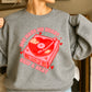 You Make My Heart Skip A Beat Valentine’s Day Crewneck Sweatshirt