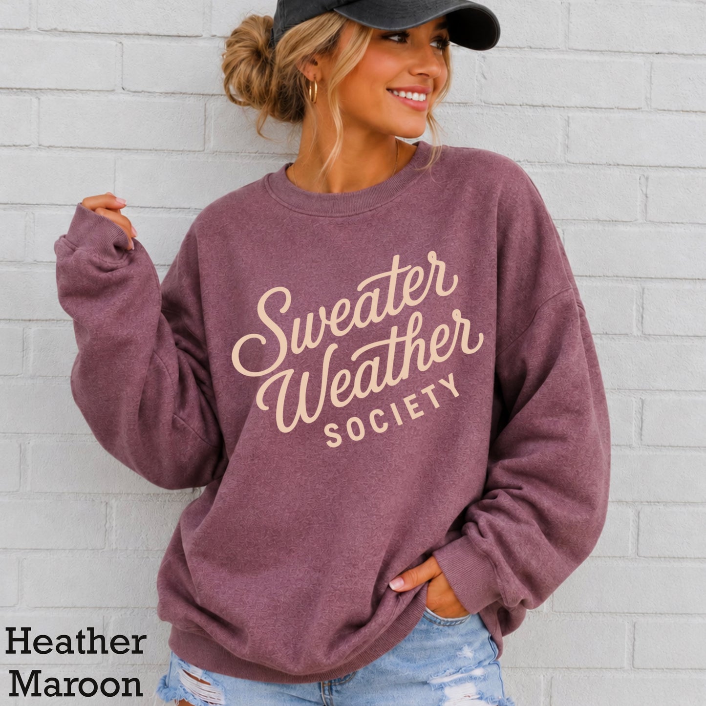 Sweater Weather Society Crewneck Sweatshirt