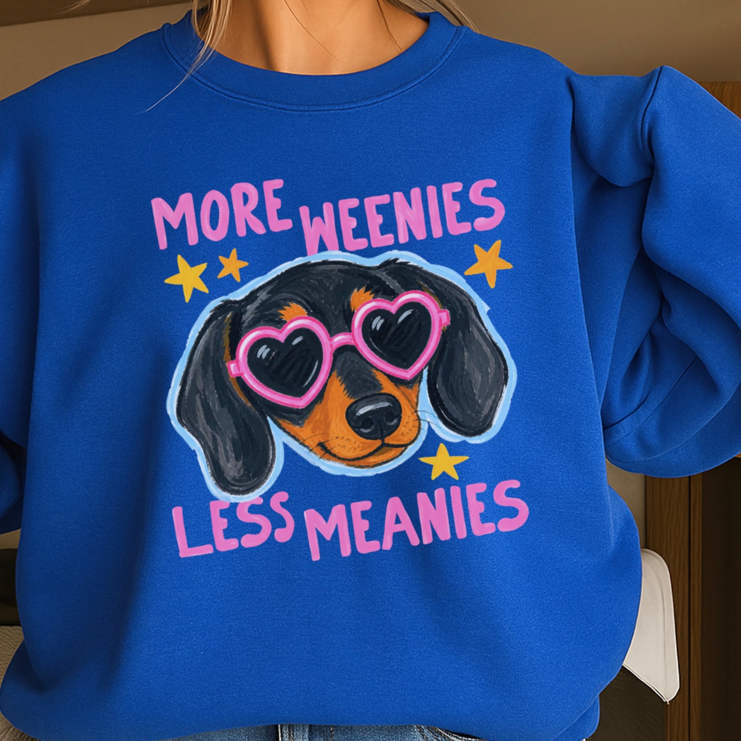 More Weenies Less Meanies Crewneck Sweatshirt