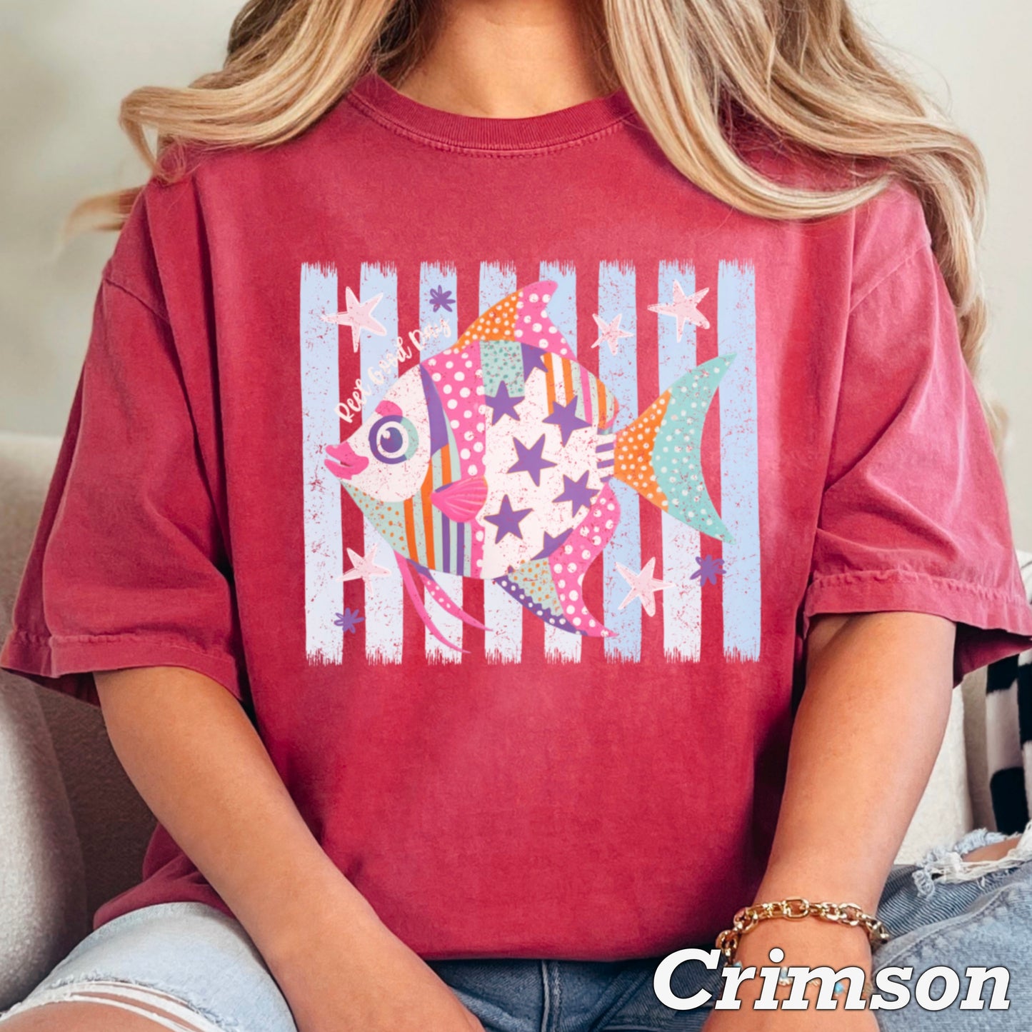 Reel Good Day Comfort Color Graphic Tee